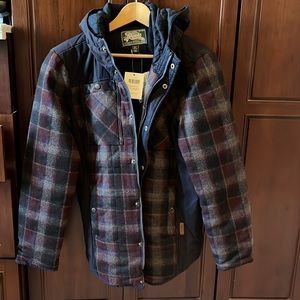Roots plaid style winter jacket